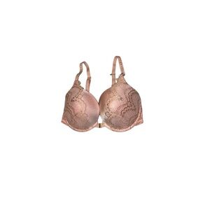 🆕 La SENZA “Beyond Sexy” Pink and Gold Push Up Bra - Women’s Size 32DD / DD32